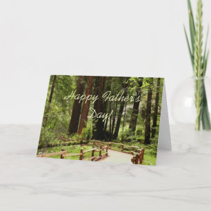 Feliz Día del Padre Tarjeta del Sendero Muir Woods