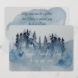 Feliz Día del Padre Tarjeta para Padrastro