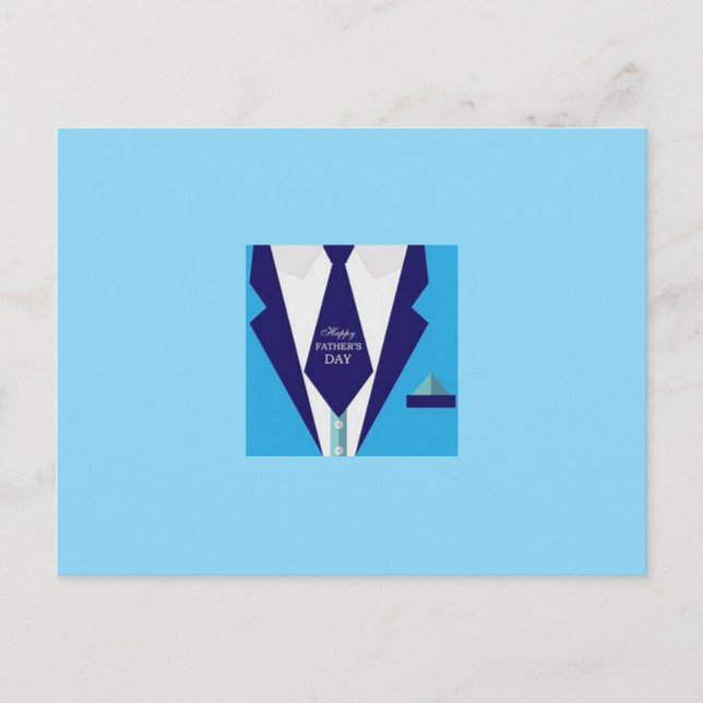 Feliz Día del Padre, tarjeta postal (Anverso)