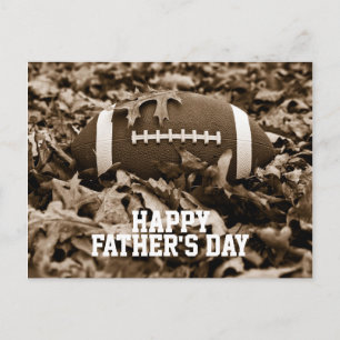 Feliz Día del Padre, tarjeta postal de fútbol de S