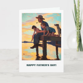 Feliz Día del Padre. Tarjetas Personalizados de ar