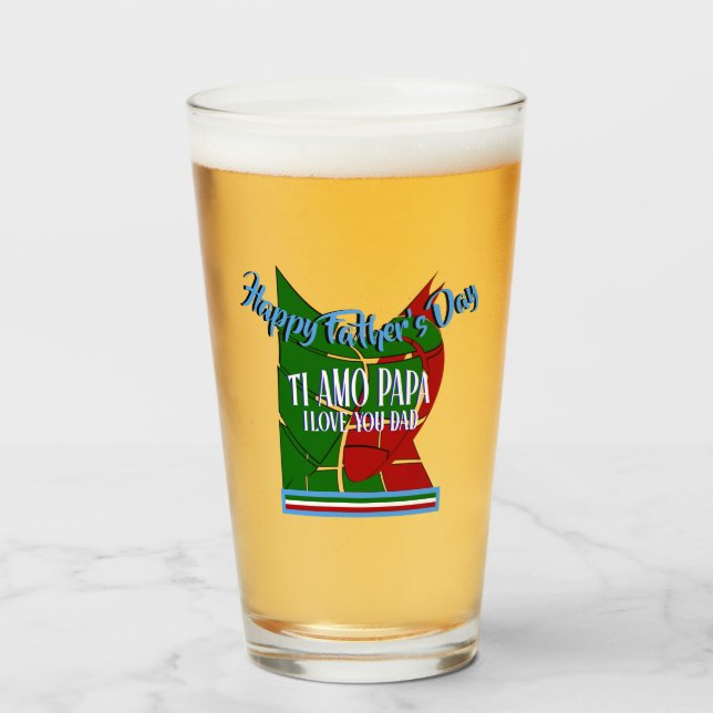 Feliz Día del Padre TI Amo Papa, te amo papá (Anverso (lleno))