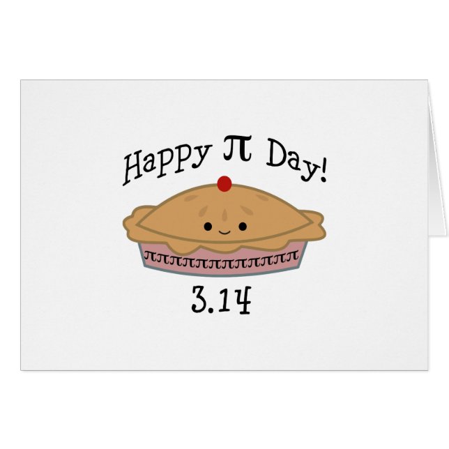 ¡Feliz Día Del Pi! (Anverso (Horizontal))