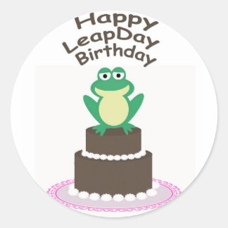 Feliz Día del Salto Pegatinas de cumpleaños