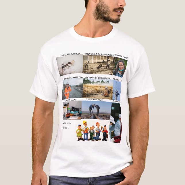 FELIZ DÍA DEL TRABAJO Camiseta AMERICA (Anverso)