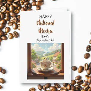 Feliz Día Nacional del Mocha - Tarjeta del 29 de s