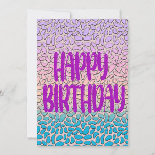 Feliz día y tarjeta de cumpleaños de Año Feliz