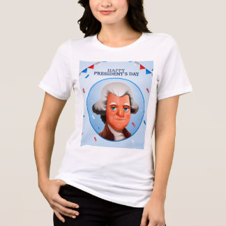 Feliz diseño de camisetas del Día del Presidente