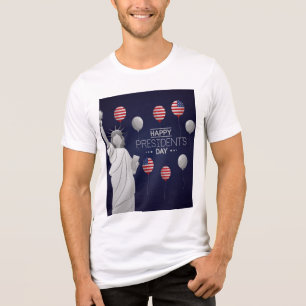 Feliz diseño de camisetas del Día del Presidente