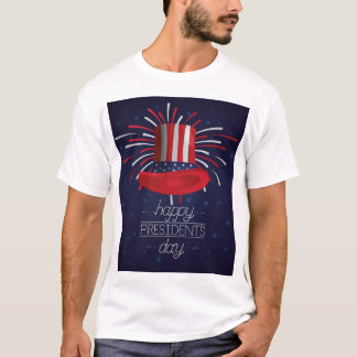 Feliz diseño de camisetas del Día del Presidente