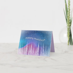 Feliz diseño de vacaciones tarjeta de felicitación