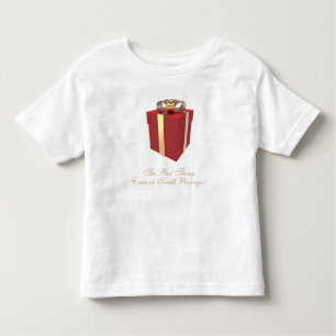 Feliz diseño navideño, camiseta pequeña