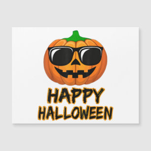 Feliz disfraz de Halloween divertida calabaza