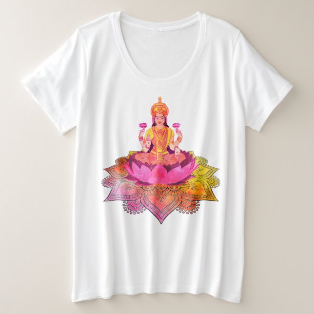 Feliz Diwali - Diosa Deepalavi Lakshmi 4 (Anverso del diseño)