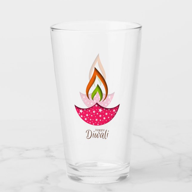 Feliz Diwali Glass (Anverso)