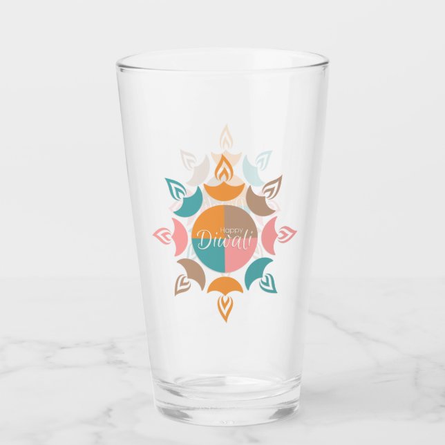 Feliz Diwali Glass (Anverso)