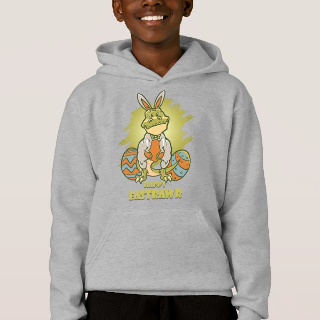 Feliz Eastrawr | Niños Pullover Hoodie (Anverso)