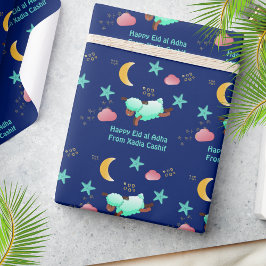 Feliz Eid al adha Papel de envolvimiento de ovejas