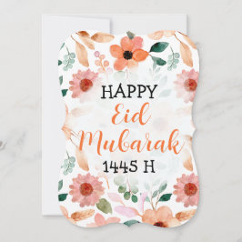 Feliz Eid Mubarak 1445 H Tarjeta de Saludo Persona