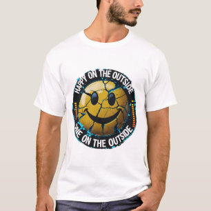 Feliz en la camiseta de la Emoji exterior - Diseño