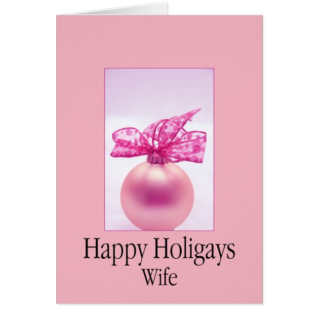 Feliz esposa de Holigays (Frente)