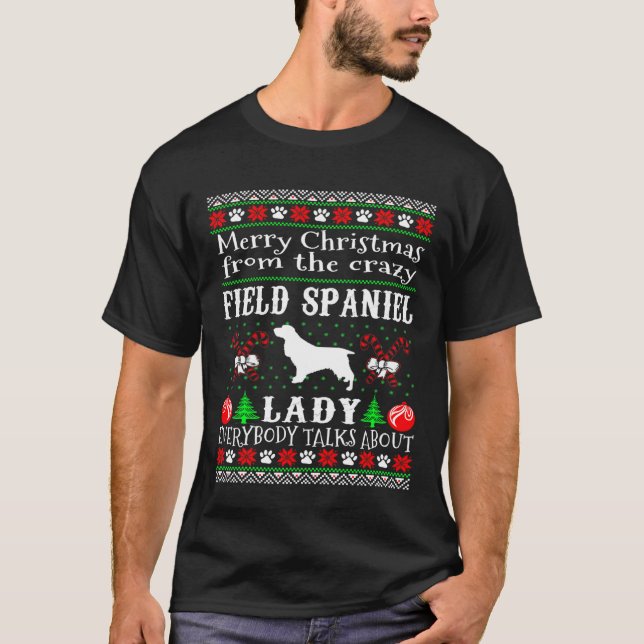 Feliz estadio navideño español Lady Ugly Sweater (Anverso)