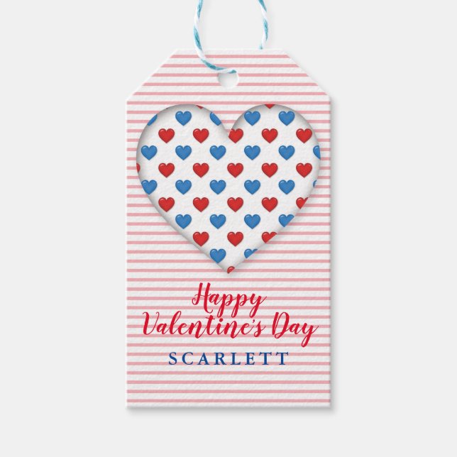 Feliz etiqueta de San Valentín (Anverso)