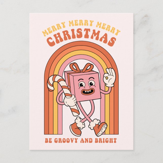 Feliz Feliz Feliz Feliz Navidad - Sé Groovy brilla (Anverso)