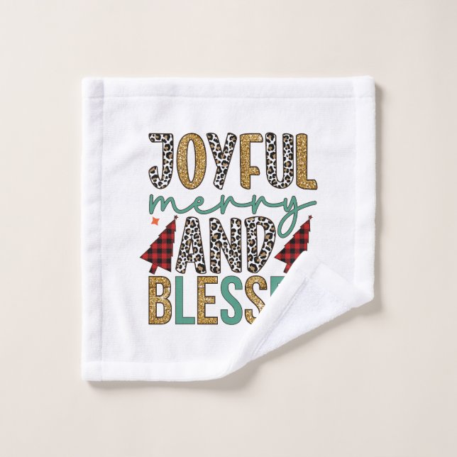 Feliz Feliz Feliz Navidad Y Bendito (Toallita)