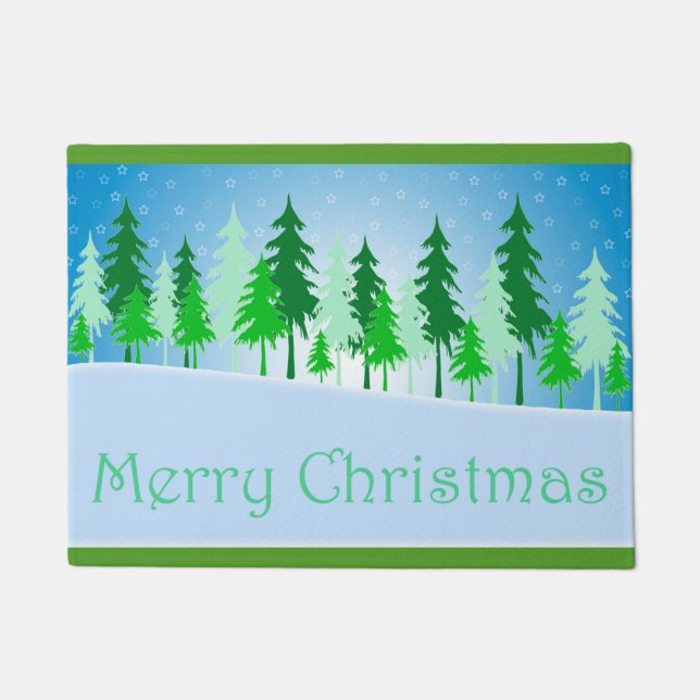 Feliz felpudo de Navidad (Anverso)