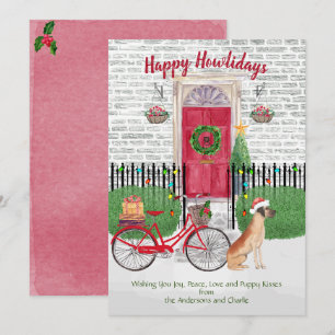 Feliz feriado Gran Puerta Roja de la Bicicleta Dan
