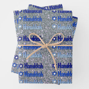 Feliz feriado judío de Hanukkah regalo Papel de aj