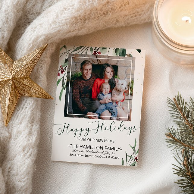 Feliz feriado nuevo hogar Moving Invitación Photo (Subido por el creador)