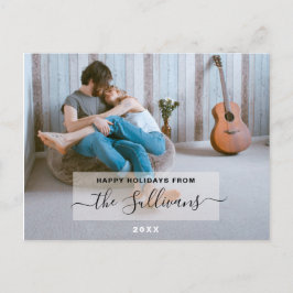 Feliz feriado Personalizado tarjeta de vacaciones