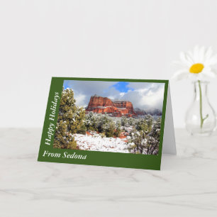 Feliz feriado tarjeta de felicitación Sedona Arizo