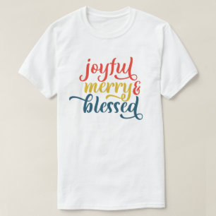 Feliz ferry y benditos Navidades festejan camiseta