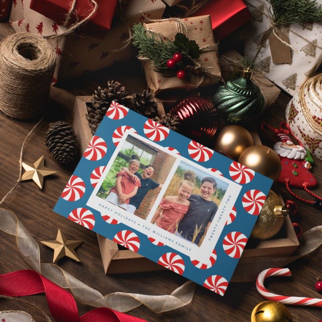 FELIZ FESTIVAL Navidades Candy Canes Invitación (Subido por el creador)