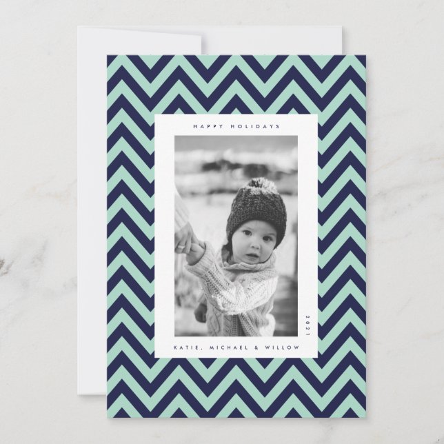 FELIZ FESTIVIDAD Añada su foto familiar (Anverso)