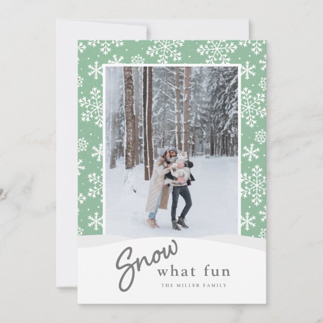 FELIZ FESTIVIDAD NIEVE MUCHA DIVERSIÓN (Anverso)