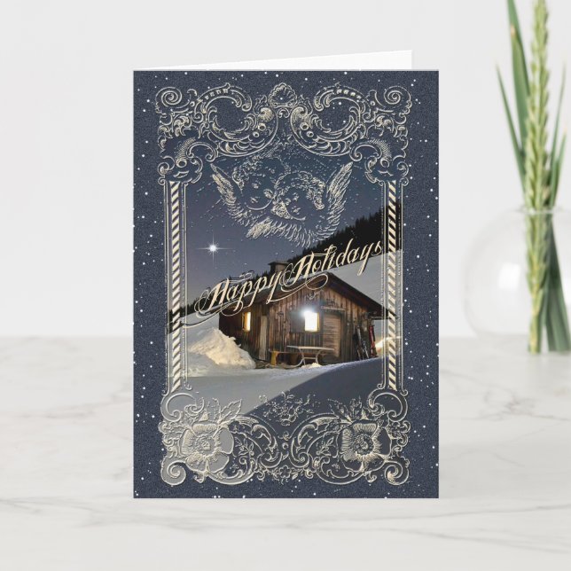 FELIZ FESTIVIDAD - Tarjeta de felicitación (Anverso)