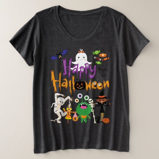 Feliz fiesta de Halloween (Anverso del diseño)