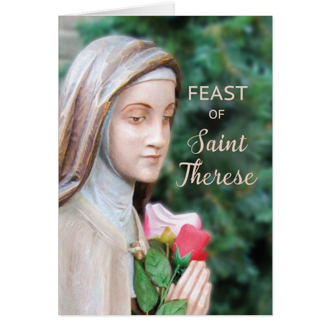 Feliz Fiesta de Sta. Teresa, Rosa (Frente)