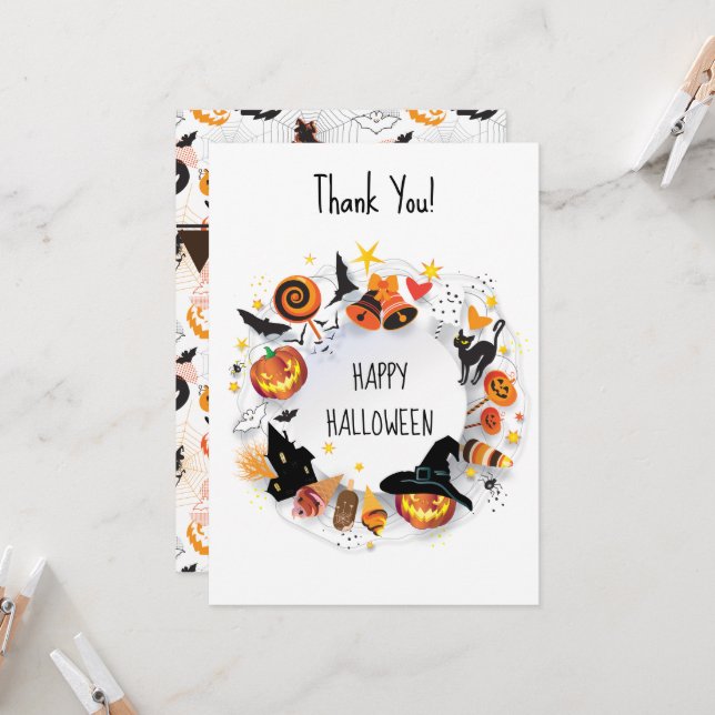 Feliz Fiesta nocturno de Halloween (Anverso/Reverso In Situ)