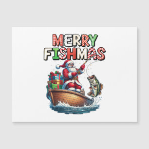 Feliz Fishmas Santa Amantes de la Pesca Divertido 