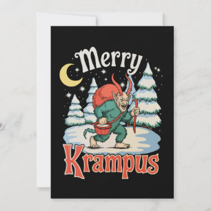 Feliz folklore de Krampus Navidad Horror Xmas