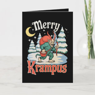 Feliz folklore de Krampus Navidad Horror Xmas