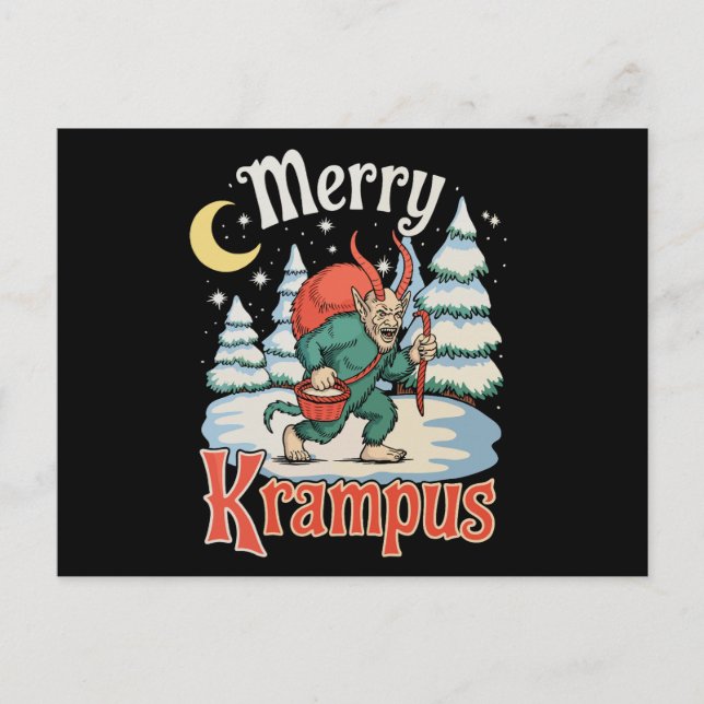 Feliz folklore de Krampus Navidad Horror Xmas (Anverso)