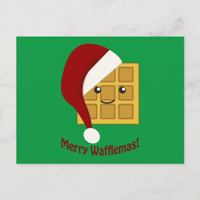 Feliz galleta del navidad de Wafflemas (Anverso)