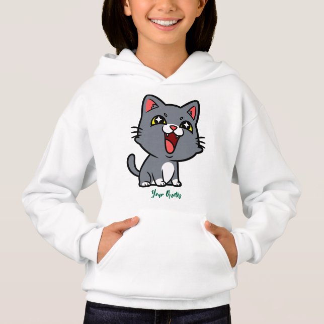 Feliz Gatito Gris (Anverso)