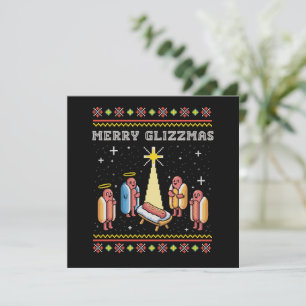 Feliz Glizzmas feas navidades Hot Dog Navidad